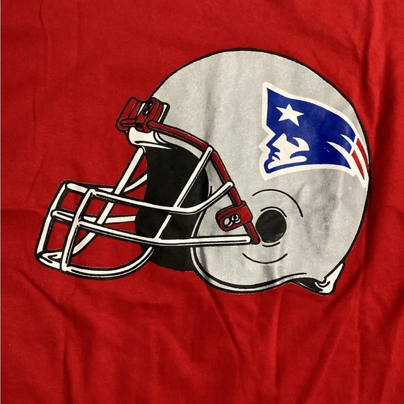New England Patriots Mens T-Shirt XL Bru’s Room Sports Grill Red Vintage Haynes - Picture 8 of 8